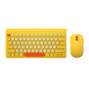 BOW external wireless keyboard and mouse set notebook desktop computer universal office home silent USB cross-border exclusive