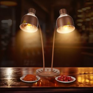 Double Head Buffet Food Insulation Light Food Pizza Display Light Hose Light Swing Light Heating Roast