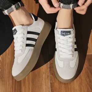 Official Clover German Training Shoes Men's 2025 New Autumn and Winter Versatile Casual Sneakers Soft Sole Sports Small White Tide Shoes