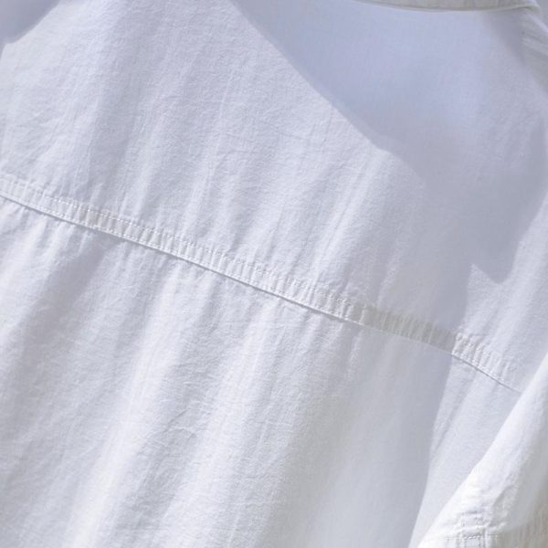 2022 pring Autumn Tops Office Loose Casual Lapel Shirt Tops - Image 5