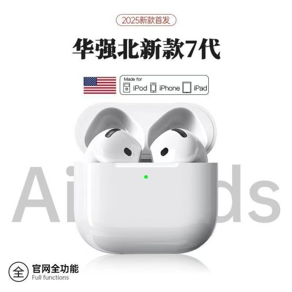 Huaqiangbei Bluetooth Headset 2025 New Wireless Bluetooth Headset Air7 Seven Generations High Sound Quality Cross-border Bluetooth Headset