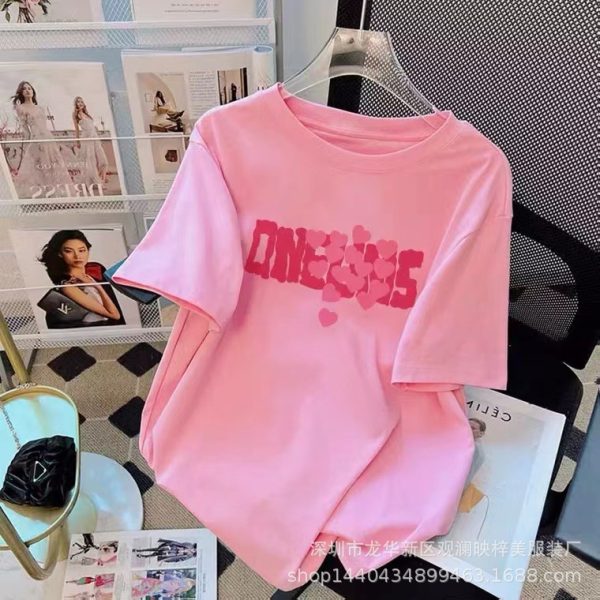 In summer, the popular women's plus-size T-shirt is 9.9 yuan, free shipping is 1 yuan, 2 yuan is cheap, and the supply of tops is low at 5 yuan - Image 3