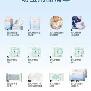 In October, crystallization is waiting for delivery, bag knife paper, admission to the hospital, mother and child set, pregnant women preparing for childbirth, confinement supplies, spring