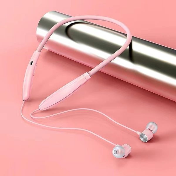 New hanging neck bluetooth headset wireless neck hanging sports running earphone in-ear B4 wholesale factory gift box - Image 2