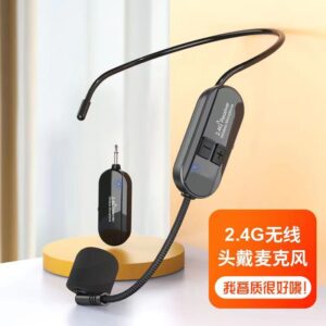 Wearable wireless microphone, teacher megaphone, UHF professional grade conference performance, singing, bluetooth headset