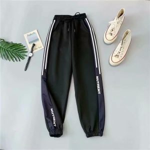 Sweatpants women's spring and autumn thin young students Korean version of Harajuku style loose slimming leggings slacks