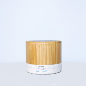 Spot Wholesale S10 Wheat Straw Pole Bamboo New Material Bluetooth Speaker Portable and Convenient Car Hands-Free Bluetooth Speaker