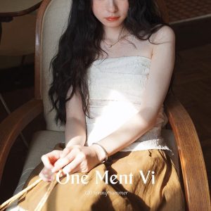 One ment VI 6-in-1 summer retro pattern resort style detachable suspender asymmetric bandeau top for women