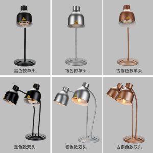 Double Head Buffet Food Insulation Light Food Pizza Display Light Hose Light Swing Light Heating Roast