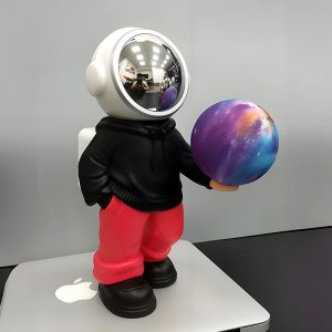 New Astronaut Wireless Bluetooth Audio Night Light Mini Portable Small Desktop Speaker Birthday Gift Ornament