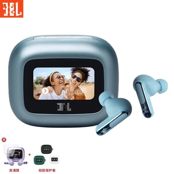 Cross-border foreign trade is suitable for LIVE BEAM3 colorful pod touch color screen in-ear wireless Bluetooth headset ANC noise reduction - Image 5