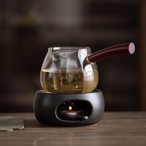 Japanese style candle boiling tea stove set warm tea stove base open flame roasted orange stove hot tea warm tea hot tea heating stove tea warmer