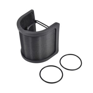 U-shaped double-layer anti-pop net, professional recording studio, sound insulation cover, USB podcast, cross-border live broadcast computer, snowman microphone accessories