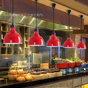 Food heating insulation chandelier, supermarket dry goods moisture-proof lamp, food dried fruit heating lamp, heating lamp, warm vegetable lamp, commercial pendant light