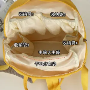 Japan sunearth counter genuine changing bag, high-value backpack, mother and baby outing bag, ultra-light and large capacity