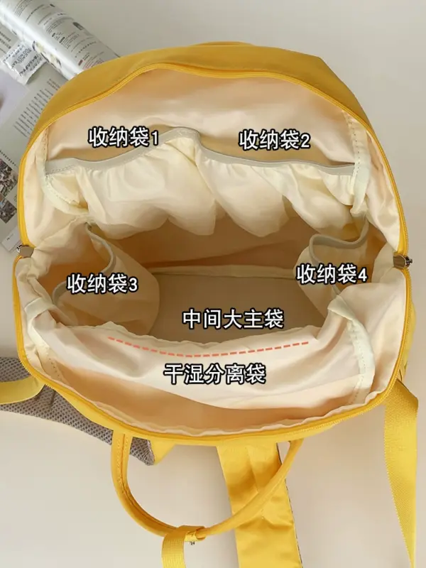Japan sunearth counter genuine changing bag, high-value backpack, mother and baby outing bag, ultra-light and large capacity - Image 3
