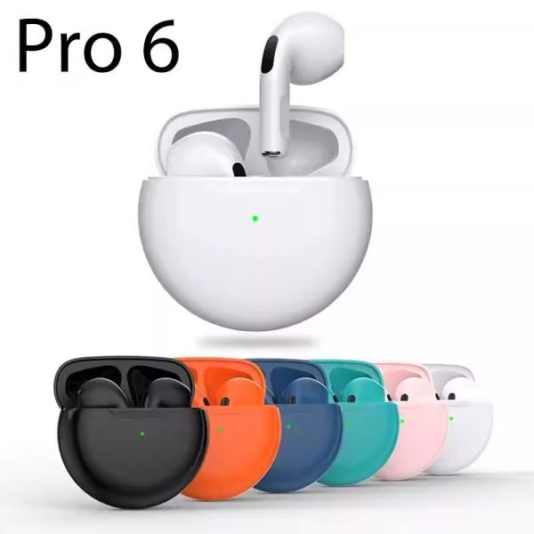 Cross-border new Pro6 bluetooth headset in-ear sports noise cancelling wireless J6 TWS binaural M10 Pro4 PRO5 - Image 3