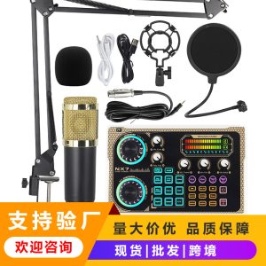 BM800 Podcast Equipment, Microphone, Microphone, NX7 Sound Card, Cross-border Anchor, Computer Recording Stand, Live Broadcast Full Set