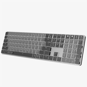 CX40 Bluetooth Dual-Mode Ultra-Slim Low Profile Chocolate Keycaps RGB Business Gaming Low Noise Red Switch Mechanical Keyboard