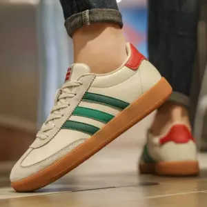 Official Clover Men's Shoes Autumn Men's Running Athleisure Forrest Gump Shoes Versatile Lightweight Soft-soled Small White Shoes