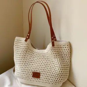 South Wind Chio2nd Beach Holiday Woven Tote Bag Women's 2025 New Spring Summer Large Capacity Shoulder Bag