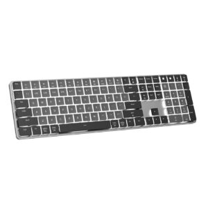 CX40 Bluetooth Dual-Mode Ultra-Slim Low Profile Chocolate Keycaps RGB Business Gaming Low Noise Red Switch Mechanical Keyboard