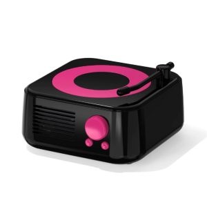 Old solo wireless bluetooth speaker small retro mini portable atomic vinyl wireless bluetooth speaker