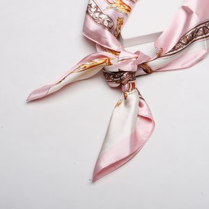 22 new faux silk square scarf women's 90 color ding silk scarf European pattern gift spot wholesale Muslim headscarf