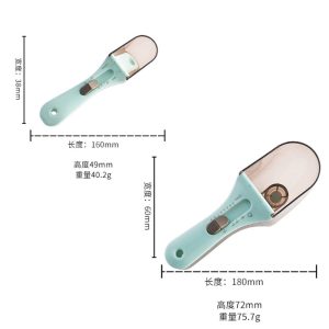 Adjustable measuring spoon baking plastic measuring spoon kitchen tools plastic graduated measuring spoon adjustable measuring spoon set