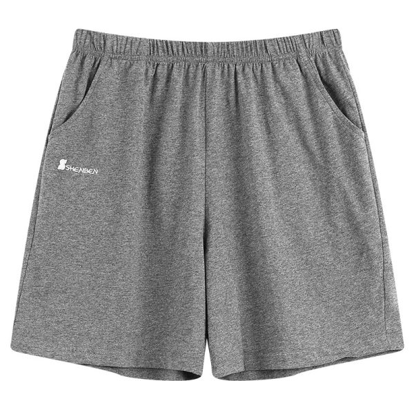 Summer dad suit shorts middle-aged men loose five-point pants middle-aged and elderly cotton casual sweatpants wholesale