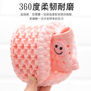 Household slippers women's bathroom sandals and slippers leaking household indoor non-slip bath drag men's slippers home shower summer