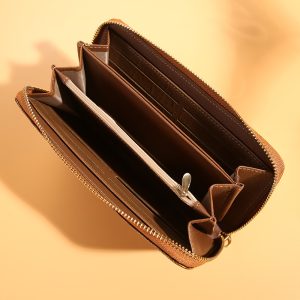 Single pull crocodile head wallet women's wallet large capacity mobile phone clutch one piece drop shipping long zipper bag