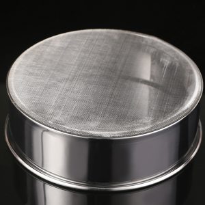 Baking Tools Kitchen Stainless Steel Flour Sieve Hand Held Round Flour Sieve 40 Mesh Fine Flour Sieve Mesh Sieve Sive