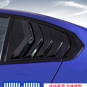 It is suitable for BMW New 3 Series Rear Triangle Window Louver Decorative Sticker 3 Series GT320I320LI325LI Modification