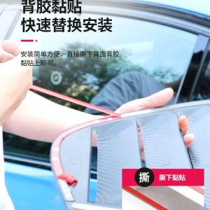 It is suitable for BMW New 3 Series Rear Triangle Window Louver Decorative Sticker 3 Series GT320I320LI325LI Modification
