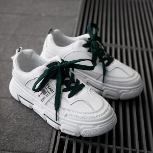 Thick-soled white shoes female student Korean version 2021 spring new sports height-enhancing shoes trend casual dad shoes are comfortable