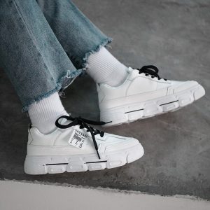 Thick-soled white shoes female student Korean version 2021 spring new sports height-enhancing shoes trend casual dad shoes are comfortable