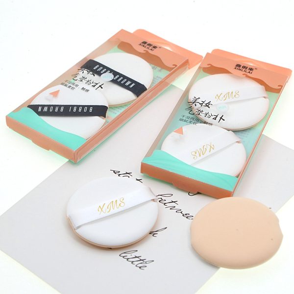 2 pieces of wet and dry cushion puff BB cream foundation universal sponge puff makeup egg stall