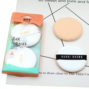 2 pieces of wet and dry cushion puff BB cream foundation universal sponge puff makeup egg stall