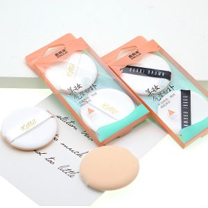 2 pieces of wet and dry cushion puff BB cream foundation universal sponge puff makeup egg stall