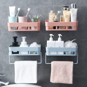 Bathroom shelf, washbasin, toilet storage, bath, no punching, wall-mounted storage box, toilet