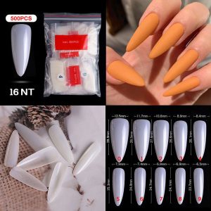 Factory wholesale nail art French pointed nail ballet nail transparent nail toenail toenail nail piece wholesale