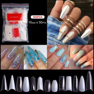 Factory wholesale nail art French pointed nail ballet nail transparent nail toenail toenail nail piece wholesale