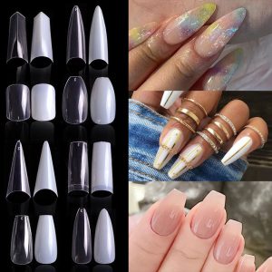 Factory wholesale nail art French pointed nail ballet nail transparent nail toenail toenail nail piece wholesale