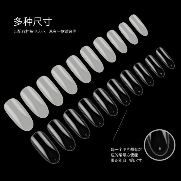 Factory direct sales nail art French pointed toe nail seamless ballet nail clear nail toenail toenail nail sheet nail - Image 4