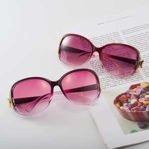 New 9257 fashion fox head sunglasses trendy women's large frame polarized glasses factory direct sales flower sunglasses