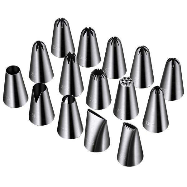 Piping Mouth, Korean Piping Mouth Set, Baking Tools, Whipping Cream Piping Bag, Baking Utensils Set, Piping Mouth - Image 5