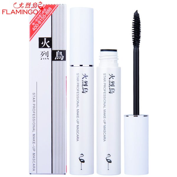 Flamingo star thick mascara genuine ins slender long curl long-lasting waterproof not easy to smudge makeup 6017 - Image 5