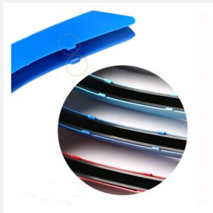 The car in the mesh 5 series modified three-color card strip in the mesh trim strip non-disassembly buckle X1X3X4X6X5GT525Li320i