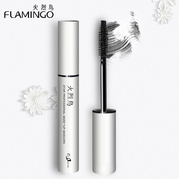 Flamingo star thick mascara genuine ins slender long curl long-lasting waterproof not easy to smudge makeup 6017 - Image 2